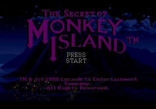 Заставка игры Secret of Monkey Island, The